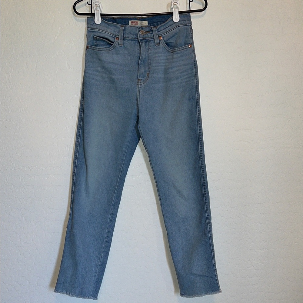 Signature by Levi Strauss Light Blue Ankle Jeans